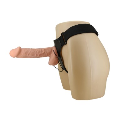 Dildo realistyczny penis wibracje strap-on 26cm